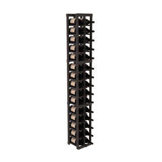 Elementcollection 2 Column Magnum Wood Wine Rack Black Stained
