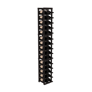 Elementcollection 2 Column Magnum Wood Wine Rack Black Stained