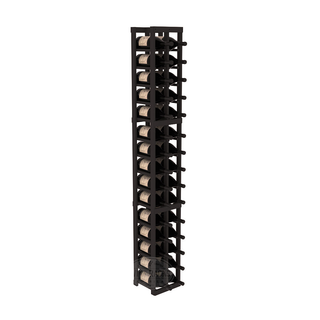 Elementcollection 2 Column Magnum Wood Wine Rack Black Stained
