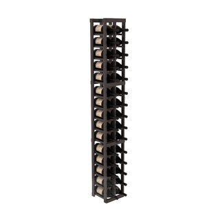 Elementcollection 2 Column Magnum Wood Wine Rack Black Stained