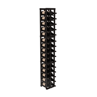 Elementcollection 2 Column Magnum Wood Wine Rack Black Stained