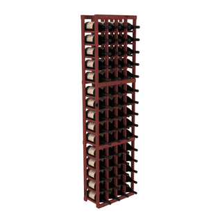 Elementcollection 4 Column Magnum Wood Wine Rack Cherry Stained