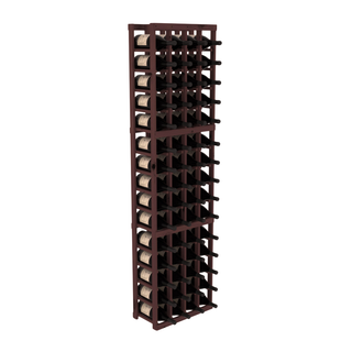 Elementcollection 4 Column Magnum Wood Wine Rack Walnut Stained