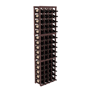 Elementcollection 4 Column Magnum Wood Wine Rack Walnut Stained