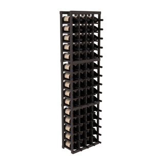 Elementcollection 4 Column Magnum Wood Wine Rack Black Stained