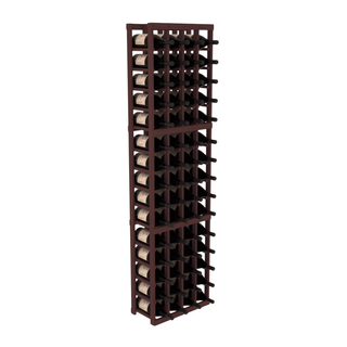 Elementcollection 4 Column Magnum Wood Wine Rack Walnut Stained