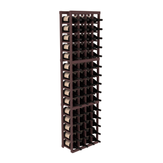 Elementcollection 4 Column Magnum Wood Wine Rack Walnut Stained