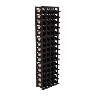 Elementcollection 4 Column Magnum Wood Wine Rack Black Stained