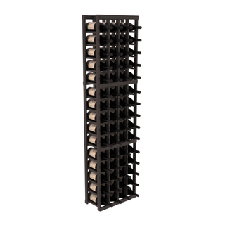 Elementcollection 4 Column Magnum Wood Wine Rack Black Stained