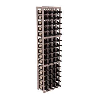 Elementcollection 4 Column Magnum Wood Wine Rack Greywash Stained