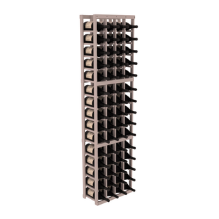 Elementcollection 4 Column Magnum Wood Wine Rack Greywash Stained