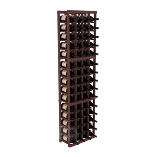 Elementcollection 4 Column Magnum Wood Wine Rack Walnut Stained