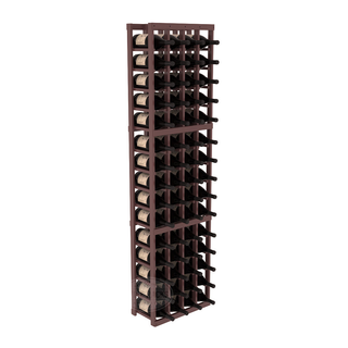 Elementcollection 4 Column Magnum Wood Wine Rack Walnut Stained