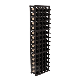 Elementcollection 4 Column Magnum Wood Wine Rack Black Stained
