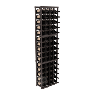 Elementcollection 4 Column Magnum Wood Wine Rack Black Stained