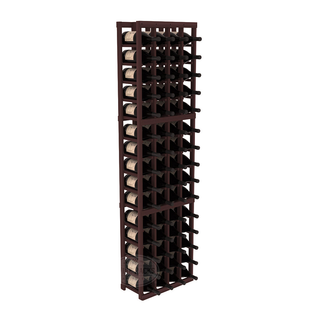 Elementcollection 4 Column Magnum Wood Wine Rack Walnut Stained