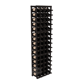 Elementcollection 4 Column Magnum Wood Wine Rack Black Stained