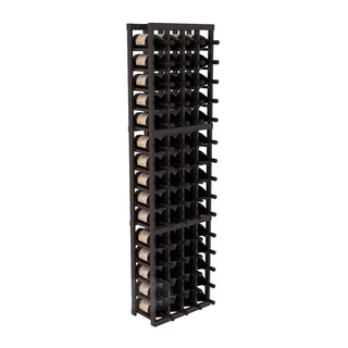 Elementcollection 4 Column Magnum Wood Wine Rack Black Stained