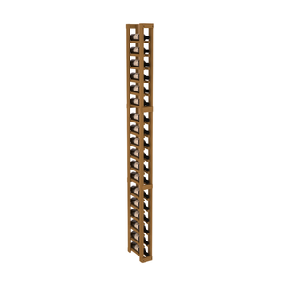 Elementcollection 1 Column Split Wood Wine Rack Oak Stained