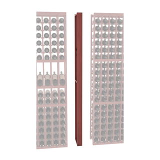 Elementcollection Fluted Column Spacer Cherry Stained