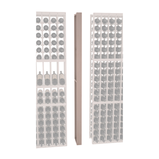 Elementcollection Fluted Column Spacer Greywash Stained