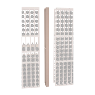 Elementcollection Fluted Column Spacer Greywash Stained