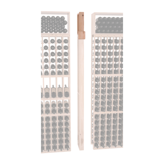 Elementcollection Fluted Column Extender Unstained