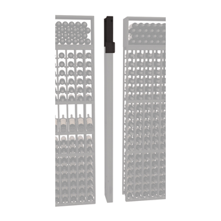Elementcollection Fluted Column Extender Black Stained