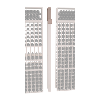 Elementcollection Fluted Column Extender Greywash Stained