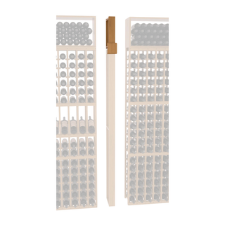 Elementcollection Fluted Column Extender Oak Stained