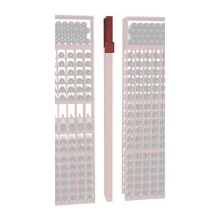 Elementcollection Fluted Column Extender Cherry Stained