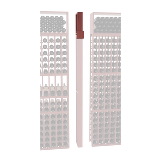 Elementcollection Fluted Column Extender Cherry Stained