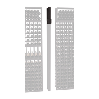 Elementcollection Fluted Column Extender Black Stained