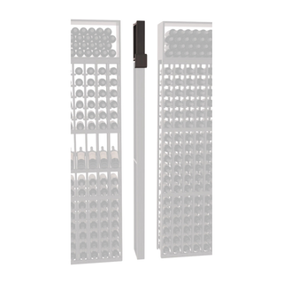 Elementcollection Fluted Column Extender Black Stained