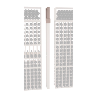 Elementcollection Fluted Column Extender Greywash Stained