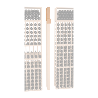 Elementcollection Fluted Column Extender Unstained Element Collection