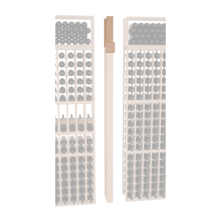 Elementcollection Fluted Column Extender Unstained