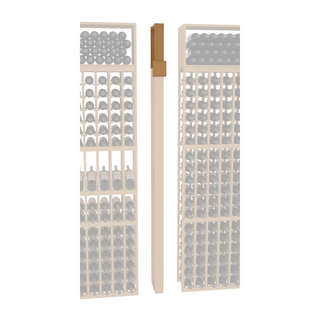 Elementcollection Fluted Column Extender Oak Stained