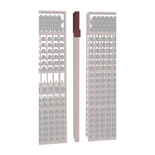 Elementcollection Fluted Column Extender Walnut Stained