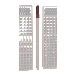 Elementcollection Fluted Column Extender Walnut Stained