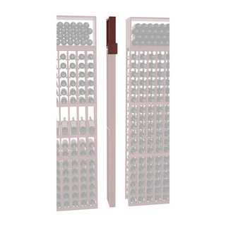 Elementcollection Fluted Column Extender Cherry Stained