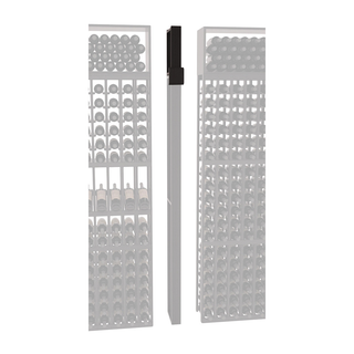 Elementcollection Fluted Column Extender Black Stained