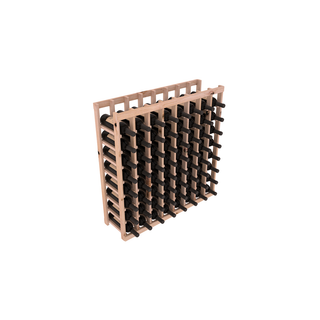 Elementcollection 8 Column Wood Wine Island Rack Unstained
