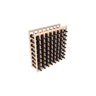 Elementcollection 8 Column Wood Wine Island Rack Unstained