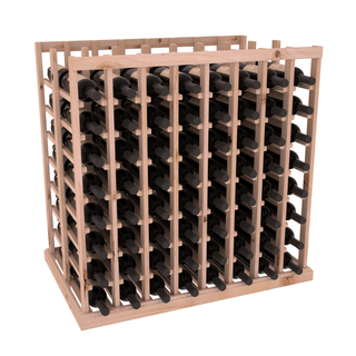 Elementcollection 8 Column Double Deep Wine Island Rack Unstained