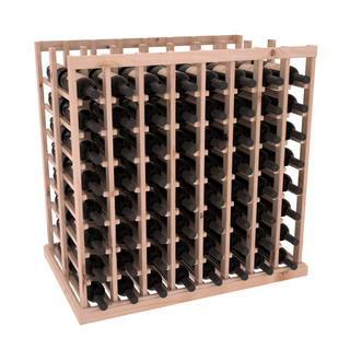 Elementcollection 8 Column Double Deep Wine Island Rack Unstained