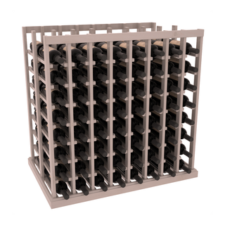 Elementcollection 8 Column Double Deep Wine Island Rack Greywash Stained