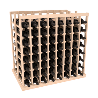 Elementcollection 8 Column Double Deep Wine Island Rack Unstained Element Collection