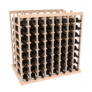 Elementcollection 8 Column Double Deep Wine Island Rack Unstained