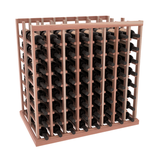 Elementcollection 8 Column Double Deep Wine Island Rack Unstained